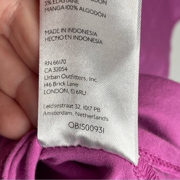 Maeve by Anthropologie Cinched Flutter Bell Sleeve Top Violet Purple XS - Picture 11 of 11